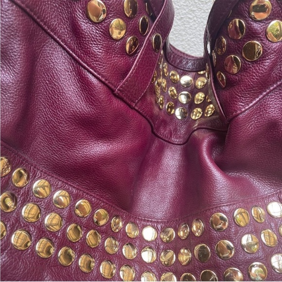 Rebecca Minkoff Supernova Stud Devote - Purple (looks maroon) - Picture 4 of 8